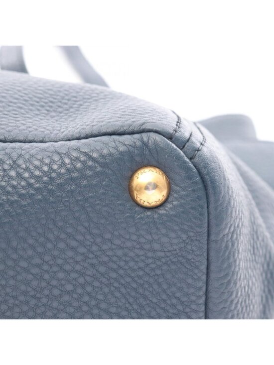 Buy Prada Tote Bag Vitello Daino Dark Blue | Maxuria Prada Tote Vitello Daino Dark Blue Leather